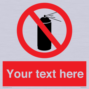 Custom prohibition no aerosol